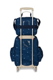 MOCHILA DE RODINHA + LANCHEIRA KIDS - ESPAÇO - MARINHO - MASTERBAG KIDS