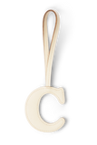 CHAVEIRO LETRA C PERSONALIZADO - MARFIM - MASTERBAG