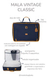 MALA VINTAGE CLASSIC - MARINHO - MASTERBAG