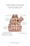MOCHILA NOAH COGUMELO - CARAMELO
