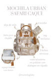 MOCHILA URBAN SAFARI - CAQUI