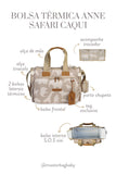 BOLSA TÉRMICA ANNE SAFARI - CAQUI