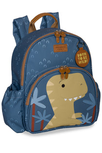 MOCHILA KIDS DINOSSAURO - AZUL - MASTERBAG