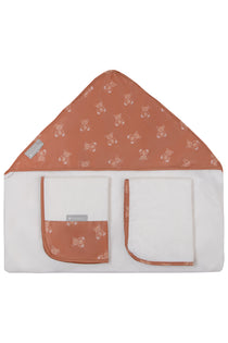CONJUNTO DE TOALHAS TEDDY - CARAMELO - MASTERBAG