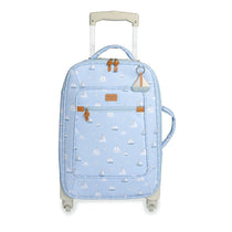 MALA DE RODINHA BARQUINHOS ESTAMPADA - AZUL - MASTERBAG