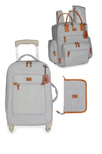 KIT MATERNIDADE 3 PÇS ALASCA - CINZA