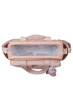BOLSA PASSEIO FLORA PVC - ROSE - MASTERBAG