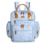 MOCHILA URBAN BARQUINHOS ESTAMPADA - AZUL