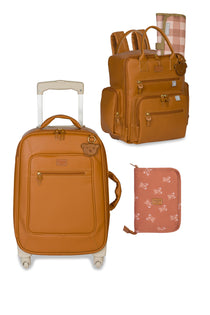 KIT MATERNIDADE 3 PÇS TEDDY - CARAMELO