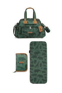 KIT MATERNIDADE 3 PÇS SAFARI - VERDE - MASTERBAG