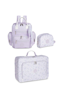 KIT VIAGEM DE FIM DE SEMANA FLORAL LAVANDAS - MASTERBAG