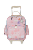 MOCHILA DE RODINHAS + LANCHEIRA KIDS PRINCESAS - ROSA - MASTERBAG KIDS