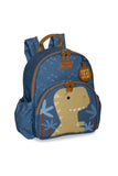 MOCHILA KIDS + LANCHEIRA - DINOSSAURO - AZUL - MASTERBAG KIDS