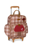 MOCHILA DE RODINHA KIDS COGUMELOS - CARAMELO - MASTERBAG