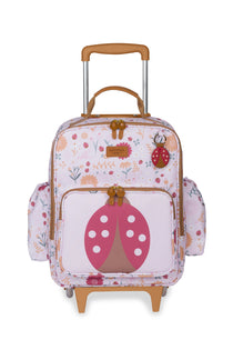 MOCHILA DE RODINHA KIDS JOANINHA - ROSA - MASTERBAG