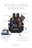 MOCHILA URBAN  MANHATTAN - PRETO