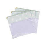 CONJUNTO DE 3 SAQUINHOS BEAR XADREZ - MENTA - MASTERBAG