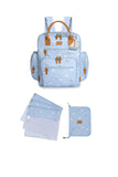 KIT DIA A DIA URBAN BARQUINHOS ESTAMPADA - AZUL - MASTERBAG