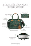 BOLSA TÉRMICA ANNE SAFARI - VERDE