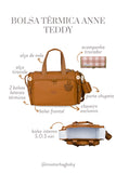 BOLSA TÉRMICA ANNE TEDDY - CARAMELO