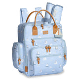 MOCHILA URBAN BARQUINHOS ESTAMPADA - AZUL