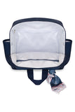 Kit Mala Maternidade + Mochila Passeio Náutica Marinho PVC – Masterbag Baby