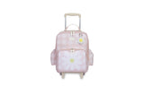 MOCHILA DE RODINHAS + LANCHEIRA KIDS MARGARIDA - ROSA - MASTERBAG KIDS