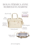 BOLSA TÉRMICA ANNE BORBOLETAS - MARFIM