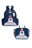 MOCHILA KIDS + LANCHEIRA - ESPAÇO - MARINHO - MASTERBAG KIDS