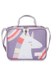 MOCHILA DE RODINHAS + LANCHEIRA KIDS UNICÓRNIO - ROXO - MASTERBAG KIDS