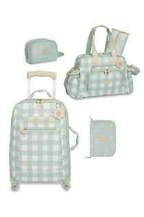 KIT MATERNIDADE 4 PÇS MARGARIDA - MENTA - MASTERBAG