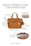 BOLSA TÉRMICA ANNE CAVALINHO LISA - CARAMELO