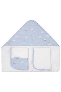CONJUNTO DE TOALHAS BARQUINHOS - AZUL - MASTERBAG