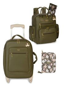 KIT MATERNIDADE 3 PÇS BORBOLETA - OLIVA