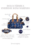 BOLSA TÉRMICA EVERYDAY AVIÃO - MARINHO
