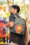 MOCHILA KIDS LEÃO - VERDE - MASTERBAG KIDS