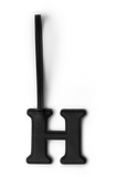 CHAVEIRO LETRA H PERSONALIZADO - PRETO - MASTERBAG