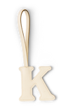 CHAVEIRO LETRA K PERSONALIZADO - MARFIM - MASTERBAG