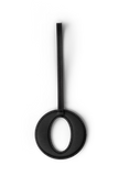 CHAVEIRO LETRA O PERSONAIZADO - PRETO - MASTERBAG