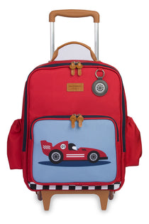 MOCHILA DE RODINHA KIDS CARROS - VERMELHO