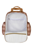 MOCHILA DE RODINHA KIDS COGUMELOS - CARAMELO - MASTERBAG