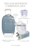 MALA DE RODINHA CARRINHOS - AZUL