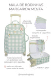 MALA DE RODINHA MARGARIDA - MENTA