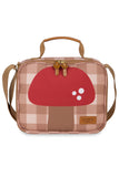 MOCHILA DE RODINHA + LANCHEIRA KIDS - COGUMELOS - CARAMELO - MASTERBAG KIDS