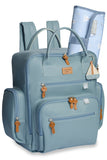 KIT MATERNIDADE 4 PÇS BARQUINHOS LISA - AZUL - MASTERBAG