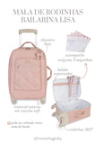MALA DE RODINHA BAILARINA LISA - ROSE - MASTERBAG
