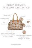 BOLSA TÉRMICA EVERYDAY CAVALINHOS - BEGE - MASTERBAG