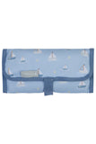 KIT MATERNIDADE 4 PÇS BARQUINHOS LISA - AZUL - MASTERBAG