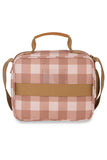 MOCHILA DE RODINHA + LANCHEIRA KIDS - COGUMELOS - CARAMELO - MASTERBAG KIDS