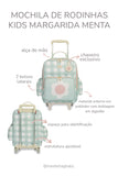 MOCHILA DE RODINHA KIDS MARGARIDA - MENTA